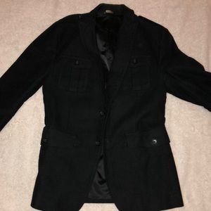 Banana republic navy military blazer